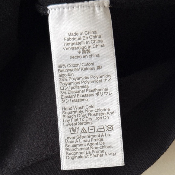 J.Crew Black Sweater Shell in Premium Ultra-Fine Cotton Blend Size Large - Picture 9 of 11